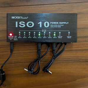 MOSKYAUDIO ISO10 パワーサプライ 10ポート アイソレート絶縁独立 MOSKY モスキー
