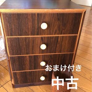 引き出し棚 引き出し 除菌ジェル付き 昭和レトロ 収納 古道具 木製