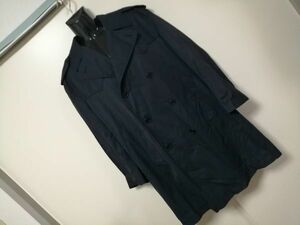 kkyj4752 ■ トレンチコート ■ アウター ダークネイビー 濃紺 Mサイズくらい