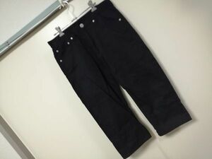 kkyj4833 ■ Back＆Forth ■ パンツ ボトムス クロップド丈 コットン 黒 73 S