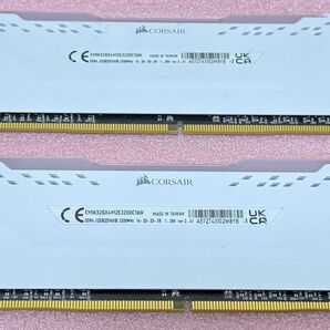 Corsair CMW32GX4M2E3200C16W★PC4-25600/DDR4-3200 UDIMM 32GB@16GB