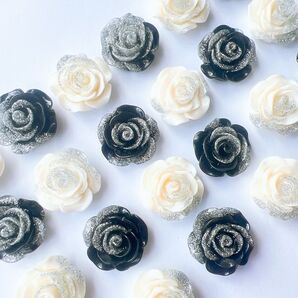 (131)デコパーツ☆薔薇1個20円