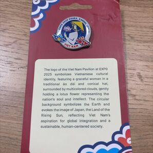 EXPO 2025 大阪 関西 ベトナム館 ピンバッジ