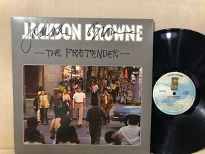 サイン付　Jackson Browne USori盤　The Pretender 盤・ジャケ　綺麗