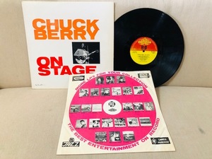 【レア★希少ＭＡＴは両面1Ｐ★UKori★ PYE INTE / MONO】　CHUCK BERRY　/　ON STAGE 盤・アドスリーブ！・ジャケ　綺麗です。