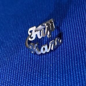 ☆【第2弾】藤井 風さま Fujii Kaze オーダーネームリング イニシャル ステンレスリング フリーサイズ