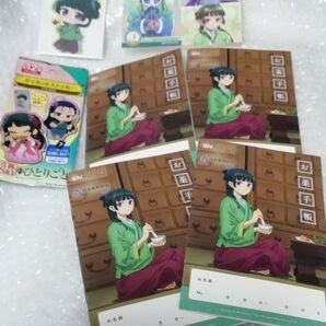 15、 薬屋のひとりごと 手帳 4冊、 ステッカー セット おまけネップリ多め同封