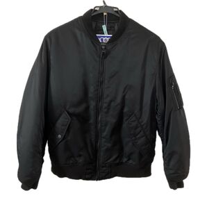 UNIQLO ユニクロ M-1ブルゾン ブラック フライトジャケット