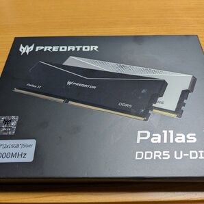 PREDATOR Pallas II DDR5 U-DIMM 32GB (2x16GB) 6000MHz