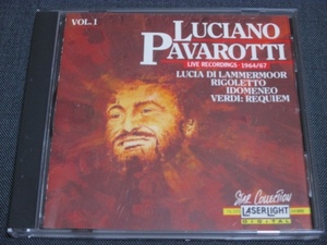 CD ルチアーノ・パヴァロッティ LUCIANO PAVAROTTI Live Recordings 1964/67