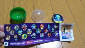 ku. sushi KURA....pon original can badge so Wolf ru world 22 Disney piksa- new goods unopened 