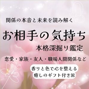 相手の気持ち 未来7項目深掘り★チャット鑑定
