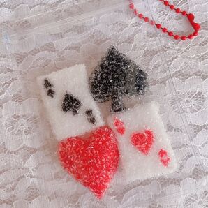 【シャリシャリ♪】ミニトランプスクイーズ ザラメ