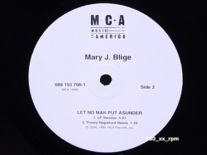 ★☆Mary J. Blige「Let No Man Put Asunder」♪First Choiceカバー!!!☆★5点以上で送料無料!!!