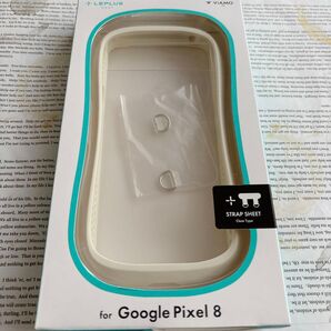 Google Pixel 8 耐衝撃 クリアハードケース ミルクホワイト