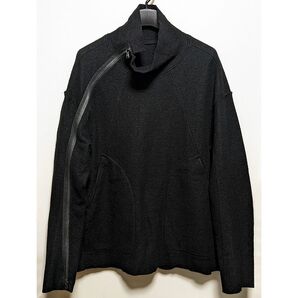 The Viridi-anne 23AW 縮絨ウール ジップニット サイズ不明 サンプル新品 定価42,900円 オーバーサイズ