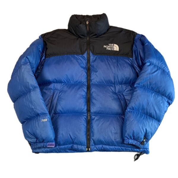 90/S THE NORTH FACE ノースフェイス ダウンジャケット ヌプシ ブルー