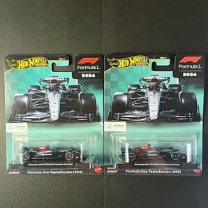 ホットウィール メルセデス-AMG ペトロナ Mercedes-AMG PETRONAS F1 Team #44& #63 未開封