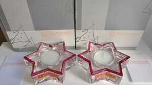 [ rare * rare * unused ]Nachtmannna is to man candle holder star shape 2 piece set 