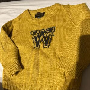 BIG FIELD ニット セーター イエロー 90センチ