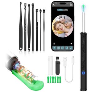 2025新型 耳かき カメラ付き 1500 万画質|WiFi 接続 スマホリアルタイム配信