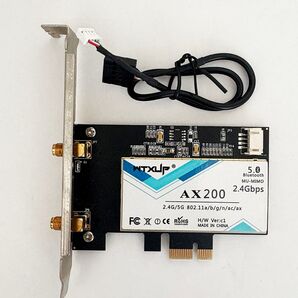 PCI-E Wifi + BlueTooth アダプタ AX200