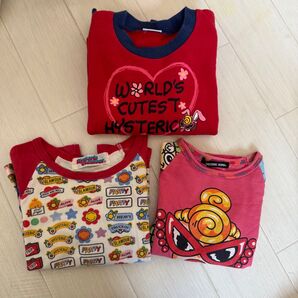 hysteric mini 長袖トレーナー 長袖カットソー 3点セット