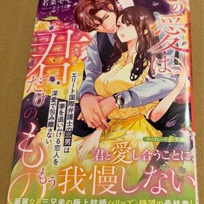 この愛は君だけのもの エリート国際弁護士の三男は夢を追いかける恋人を深愛で包み離さない (マーマレード2025/11) 若菜モモ