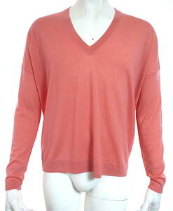  two point successful bid free shipping! A048 Acne Studios Acne s Today oz long sleeve knitted men's XS pink tops sweater V neck 
