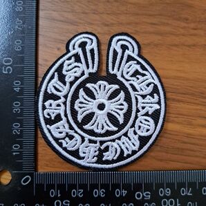 クロム ワッペン アイロン 刺繍 ハンドメイド アップリケ