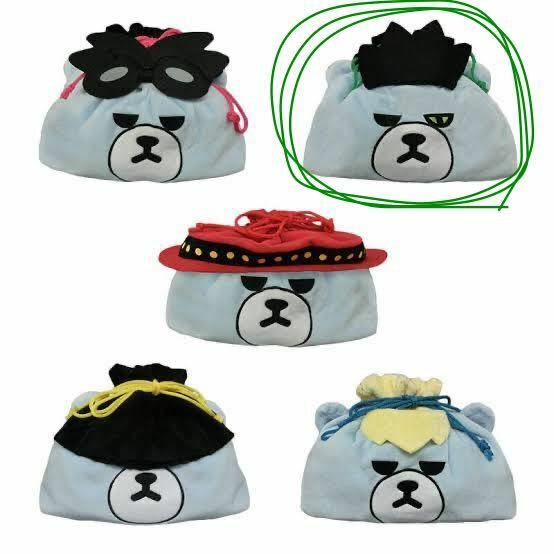 KRUNK×BIGBANG フェイス巾着袋 【非売品】(T.O.P G-DRAGON SOL D-LITE V.I たぷ トップ ビッグバン ？V.I.P JAPAN 韓国アイドル)