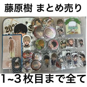 LDH THE RAMPAGE 藤原樹 詰め合わせ まとめ売り セット アクスタ BIGクリーナー 背景ありクリアチャーム