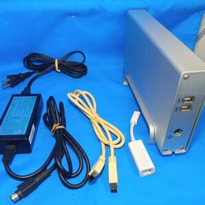 apple純正 サンダーボルトtoファイヤーワイヤ変換アダプター A1463 外付HDD 250GB付 firewire400