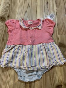 送料無料☆キッズズー 半袖ショートオール ロンパース 80cm 綿100% ベビー服 赤ちゃん 子供服