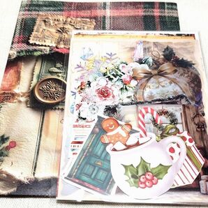 c⑪コラージュ素材 クリスマス