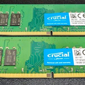 Crucial DDR4-2666 UDIMM 16GB×2枚組 32GB