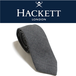 ハケットロンドン HACKETT LONDON グレンチェック シープウール ネクタイ 定価1.7万 イングランド製