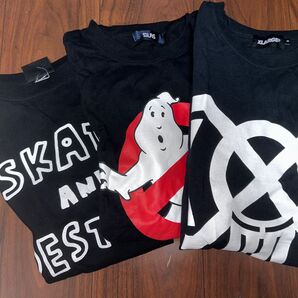 ●セット●HRASHER SKATE AND DESTROYSILASゴーストバスターズX-LARGE×BXH コラボTシャツ