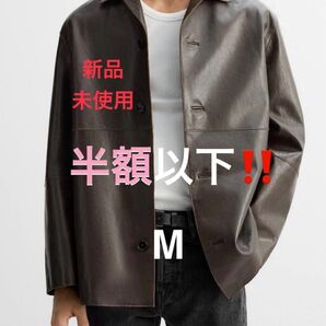 新品未使用 zara ザラ リミテッドエディション レザージャケット リアルレザー 本革 90's ARCHIVE アーカイブ