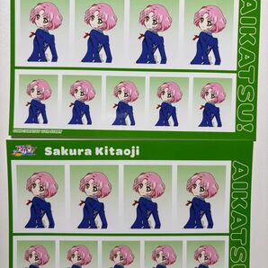 アイカツ 証明写真館 さくら セット 2枚