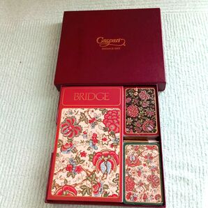 Caspari BRIDGE SET トランプ ブリッジセット 花柄 未使用