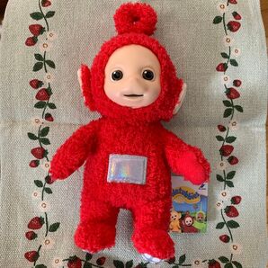 テレタビーズ ポー ぬいぐるみ 赤 レッド 未使用 タグ付き