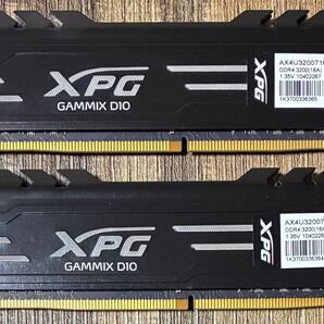 【中古】DDR4-3200 32GB(16GB×2枚) XPG
