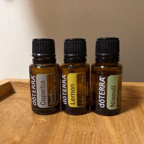 ※期限切れ※ doTERRA エッセンシャルオイル 3本セット コパイバ レモン ニアウリ