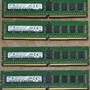 【4枚/計32GB】SAMSUNG DDR4 8GB ECC RDIMM
