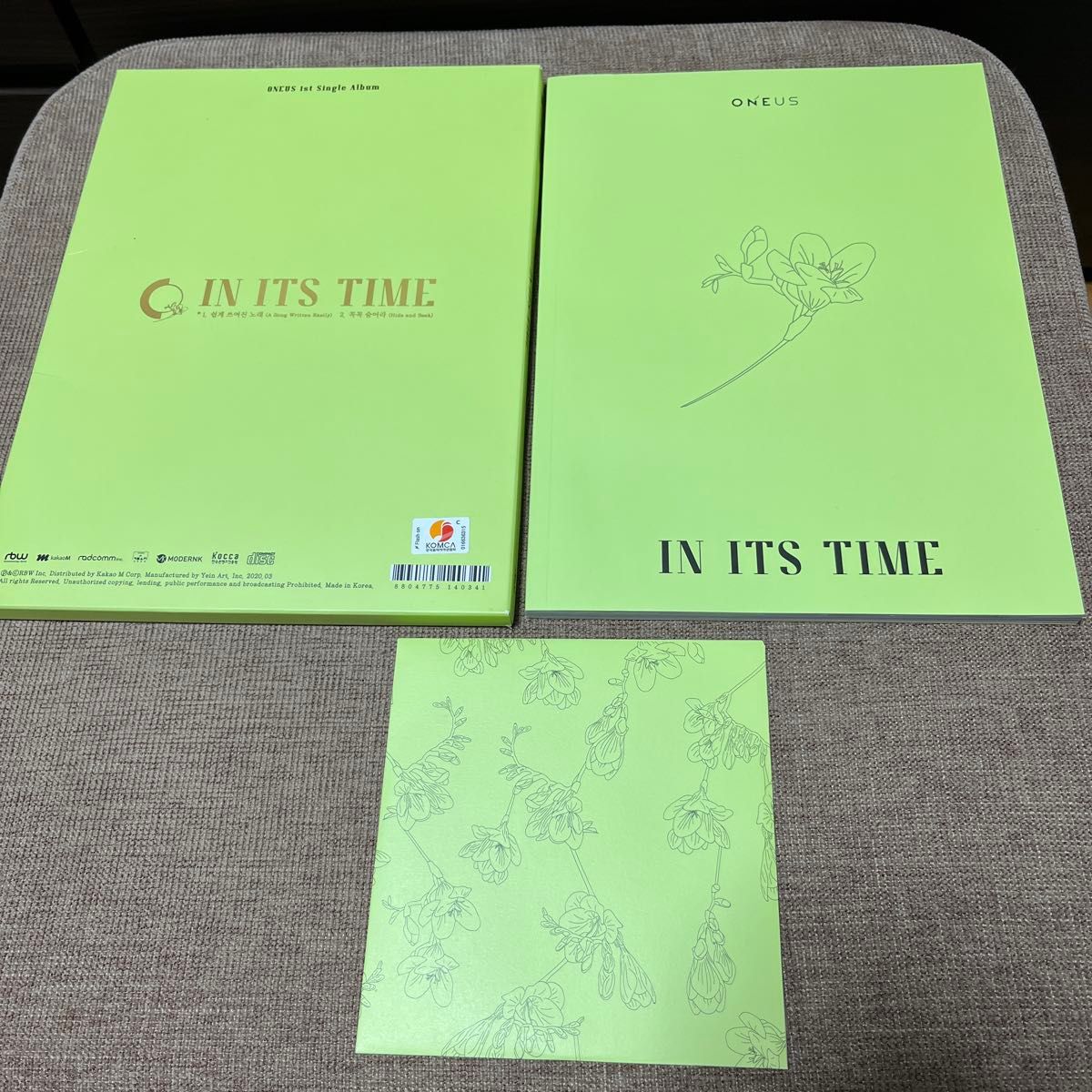 ONEUS IN ITS TIME 1st Single Album 