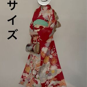 【美品】Sサイズ 振袖フルセット クリーニング済 小物 ショール バッグ
