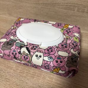 おぱんちゅ柄のおしりふきポーチ