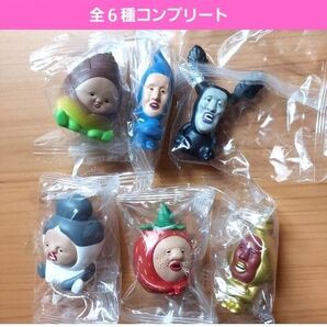 こびとづかんソフビフィギュア2ガチャ こびとずかんガチャガチャ フルコンプ イチゴクレナイ カクレケダマ アラシクロバネ コガネ