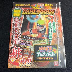 ナルト NARUTO データカードダス 少年ジャンプ袋とじ